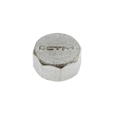 Stub of stm, 1 1/4 ", internal thread, nickel -plated brass