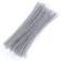 Wire with pile for crafts "Shine", set 50 pcs, size 1 pc: 30 × 0.6 cm, silver color
