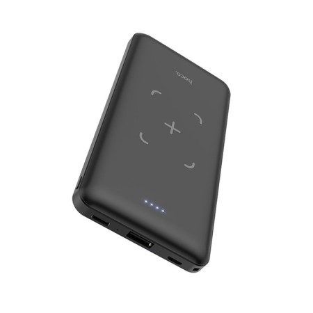 External battery Hoco J50, 10,000 mAh, wireless charging 5 watts, 2 a, black-3