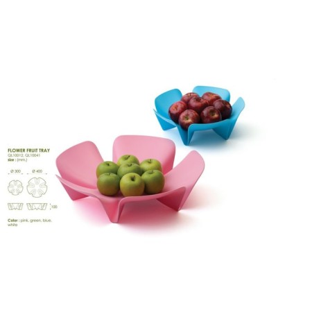 Qualy Flower fruit vase, green color-4