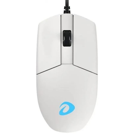 Dareu mouse wired LM103 White (white), DPI 1200, size 118x61x38mm, 1.8m