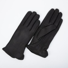 Female gloves, size 9, with insulation, black color