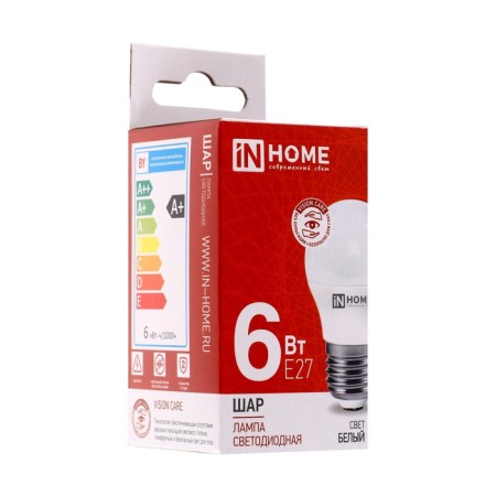 LED lamp In Home Led-Shar-VC, E27, 6 W, 230 V, 4000 K, 540 lm-9