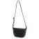 Female bag, artificial leather, black 22x10x18 cm
