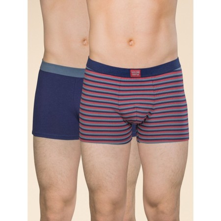 Male panties, size XL, burgundy color, dark blue, 2 pcs