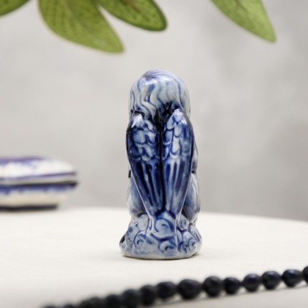 Souvenir "Angel with a bird", Gzhel-3