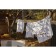 A towel with tkano essiential brushes, 610 gr, size 50x90 cm, white color
