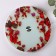 Glass stand for the cake rotating Daulay "roses in chocolate", D = 32 cm ㅤ