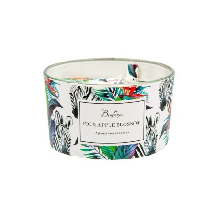 Aromatic candle in Fig & Apple Blossom, 10.7 × 6 cm