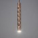 Astell lamp 1x40W GU10 Pink gold 5.5x5x5x50-150cm