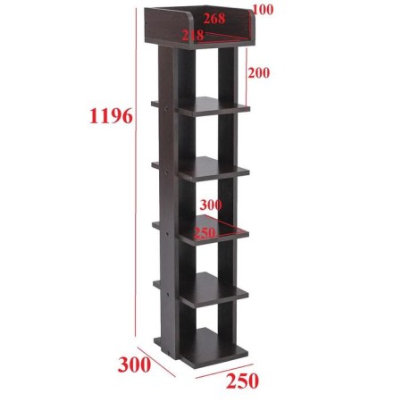 Stellage Nord No. 2, 250x300x1196, Wenge-1