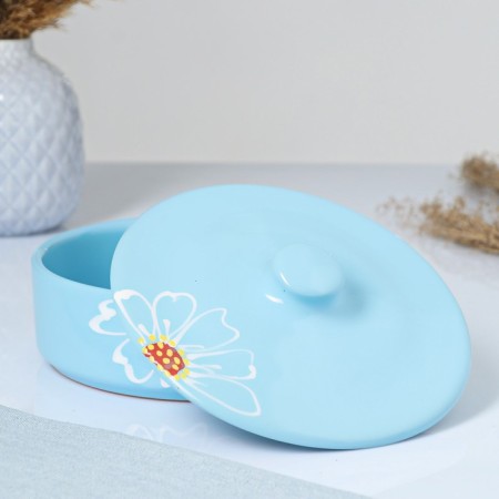 Set for a junction "Gift" 3x0.75l, chamomile Blue-2