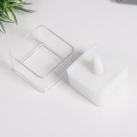 Nightmare "Candle Square" LED 0.5W from 3XAG10 batteries 4x4x4.5 cm Risalux-2