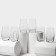 Set of glass glasses for water Pavo Aqua, 380 ml, 6 pcs