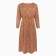 Women's dress Minaku: Silk pleasure chocolate color, rr 48