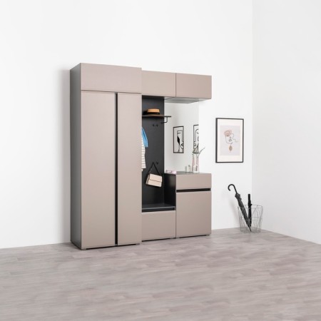 Antresol Sydney 16.314.01, 840 x 573 x 348, Anthracite/Vellyuto Kapuchino-2