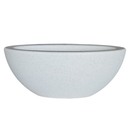 Kashpo for flowers "Rook" 60x29.5x24 cm, 10 l, color white granite