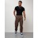 Cargo jeans men, size 56, brown color