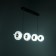 Lamp with PDD "Malmo" LED 20W 3000-6000K black and gold 180x15x15-115 cm