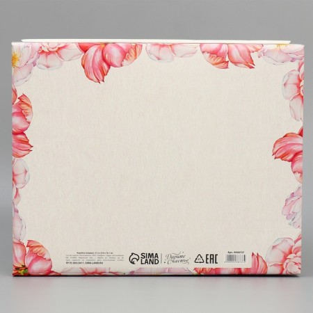 Gift folding box, packaging, “beloved teacher”, 31.2 x 25.6 x 16.1 cm-4