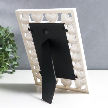 Photo frame plastic 10x15 cm "Certificates" white 22.5x17 cm-2