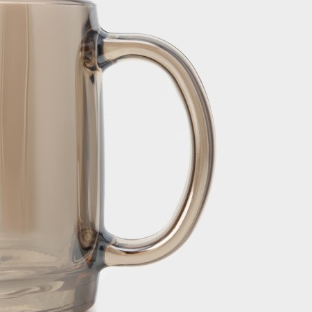 Glass Gold Mug of Golden Honey, 380 ml-1