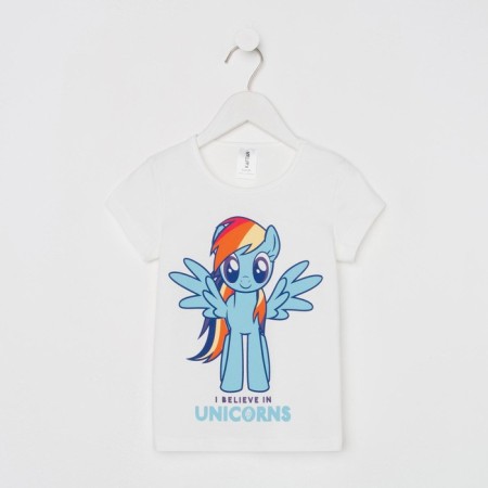 Children's T-shirt "Rainbow Dash", my little pony, height 86-92, white-3