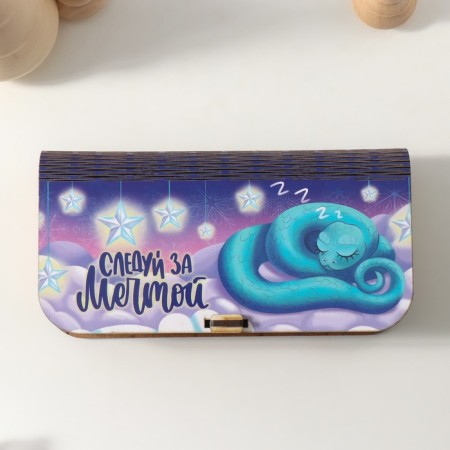 Casket "Follow the Dream" 17x8.5x3.5 cm-2