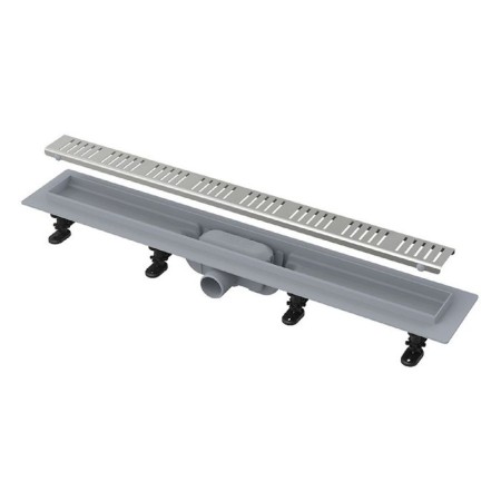 ALCAPAPLAST SIMPLE APZ8-850 drainage groove, with thresholds for a perforated lattice