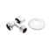 Aqualink ball tap, 1/2 "x3/4", corner, fitting, for household appliances, handle, chrome