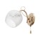 Bra 91333/1 E27 40W gold 21x19x21 cm