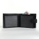 Male purse on the button, black color