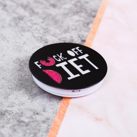 Popskota F*ck off diet, 4 × 4 cm-1