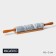 Magistro marble rolling pin, with a stand, 45 × 5 cm, white color