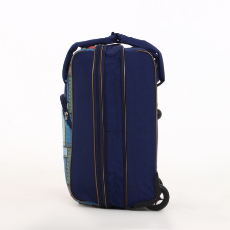 Small Small 20 "with a bag, a lightning department, an external pocket, with an extension, the color is blue-6