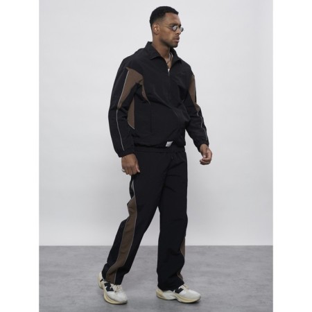Sports suit men's, size 48, black color-17