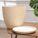 Flower pot "Beige bud №8", 22 l