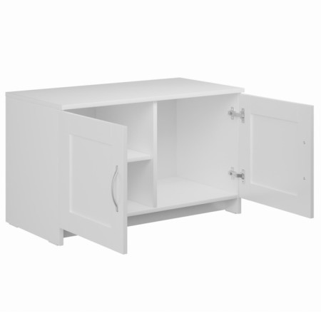 Tumba 2-door low Sirius, 782 × 412 × 471 mm, white color-1