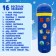 Microphone "Happy New Year", sound, blue color