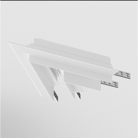 Angle-connector 45 ° Gravity built-in, white-1