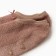Women's socks shortened non-slip, beige color, size 36-39