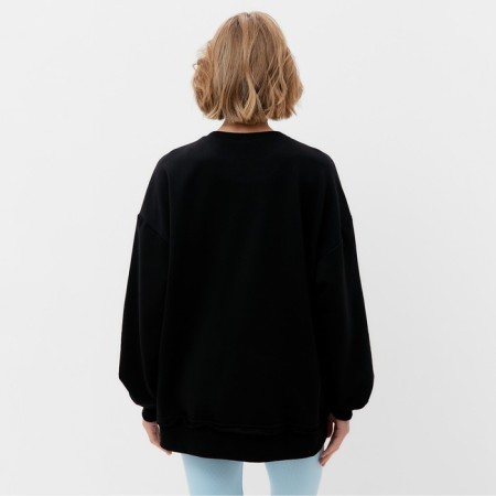 Jumper (sweatshirt) Women's Minaku: Casual Collection Black Color, Rr. 48-3