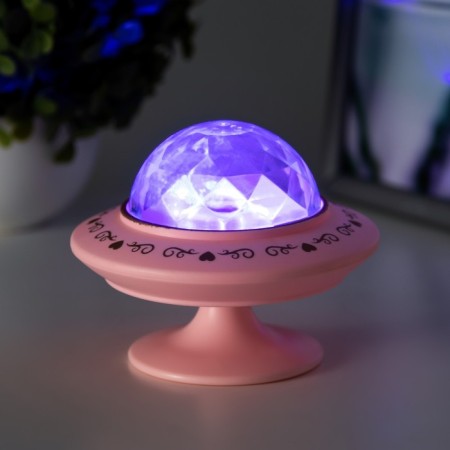Fuzn-spectator "Fusion" LED 3HLR44 disco, pink 12x12x10 cm Risalux-2