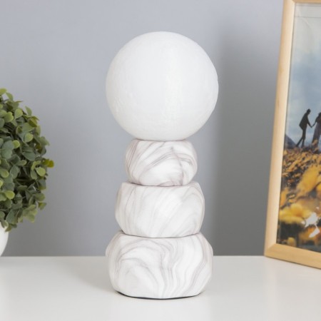 Amani desktop lamp 1x40W E14 white 11.5x11.5x28cm