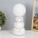 Amani desktop lamp 1x40W E14 white 11.5x11.5x28cm