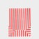 Crafts, red, "stripes", 33 x 26 x 12 cm