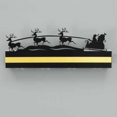 Bra "Santa" LED 4000K 12W Black 38x20x4cm-1