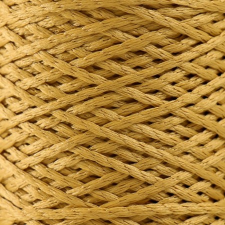 Knitting cord 100% polyester 1mm 200m/75 ± 10g (07-gold)-2