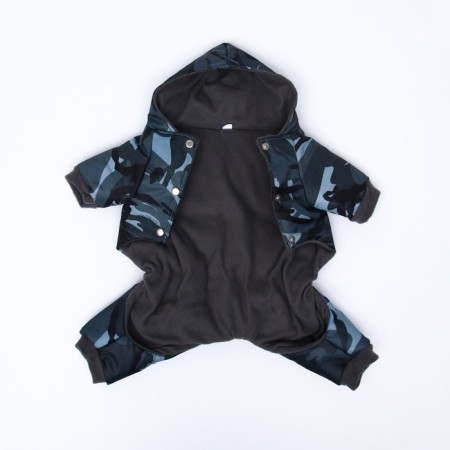 Zimovye jumpsuit for animals “Camouflage”, 2xl (DS 34, Osh 34-36, OG 44 cm), mix-7