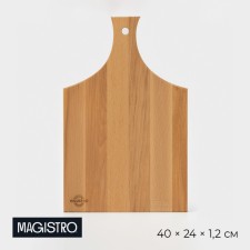 Доска разделочная дуб Mаgistrо, 40×24×1,2 см, с ручкой